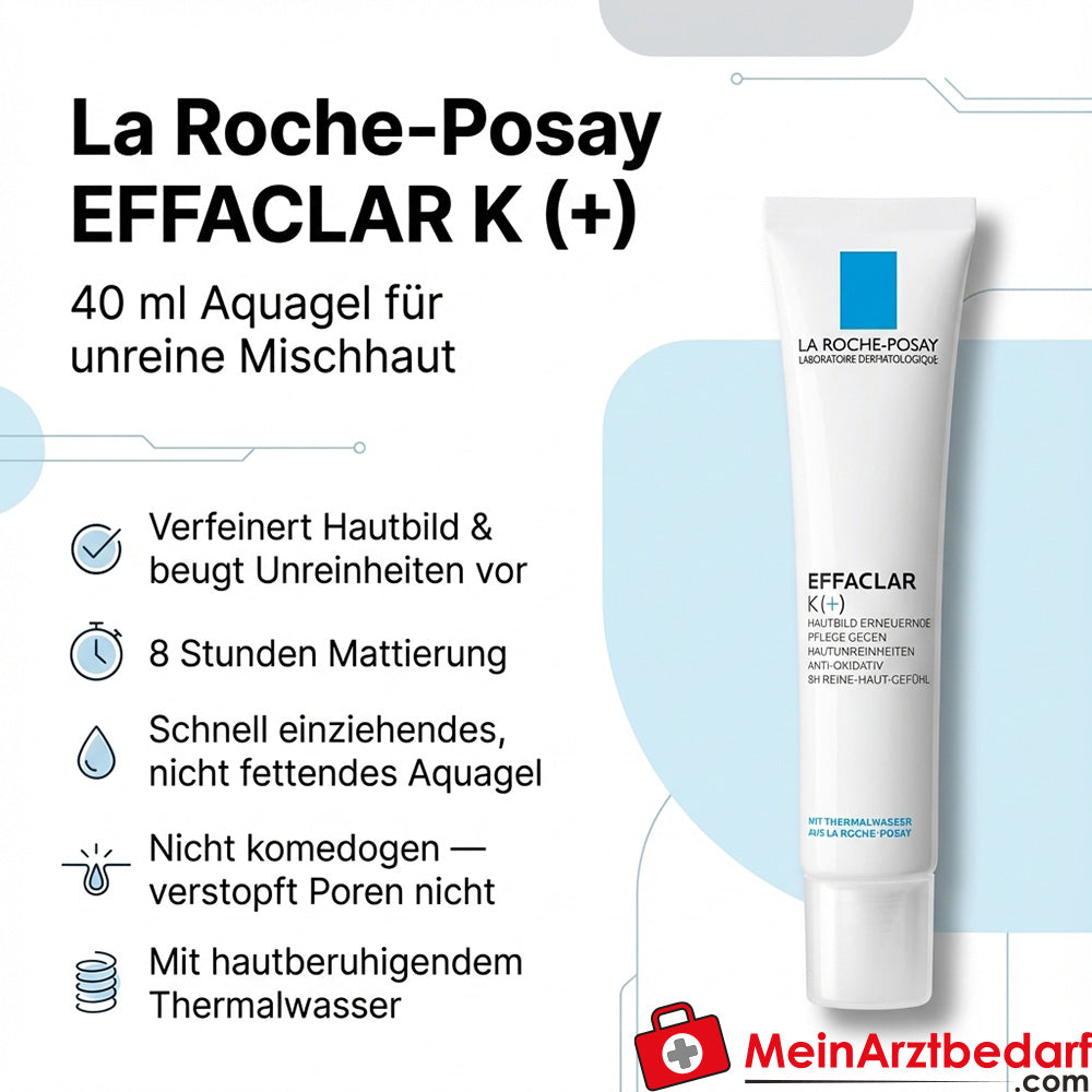 La Roche Effaclar K(+) salicylzuur aquagel 40 ml