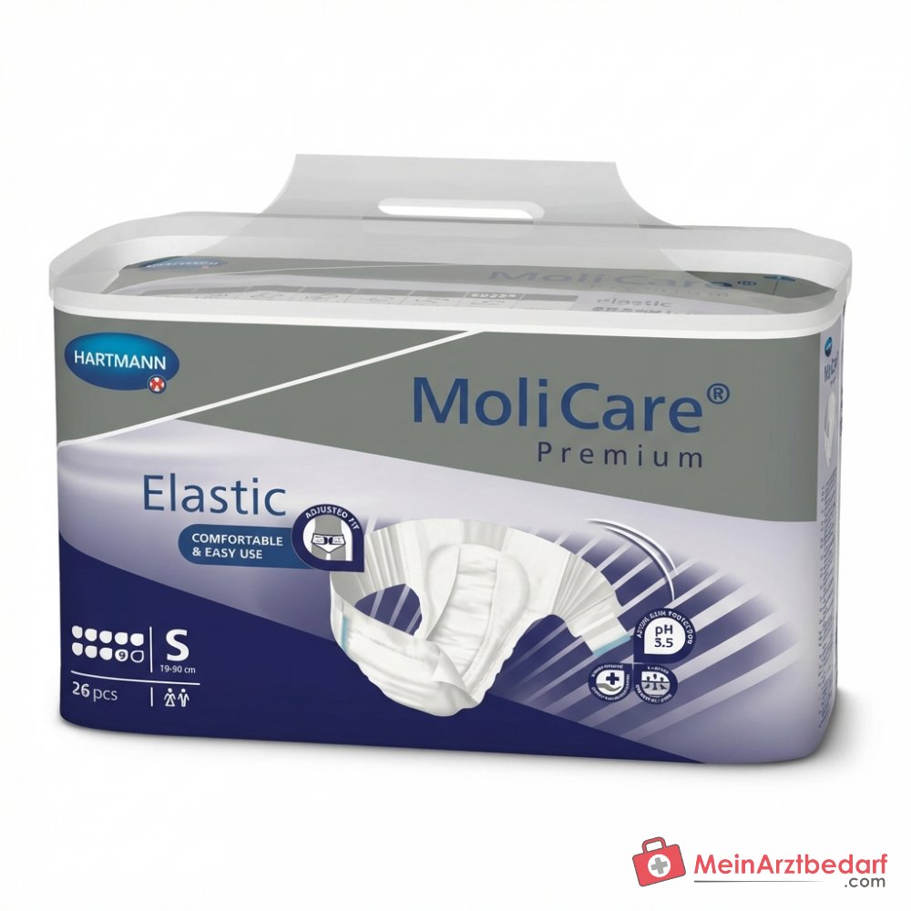 MoliCare Premium Elastic majtki chłonne 8 kropli rozmiar S (70-90 cm)