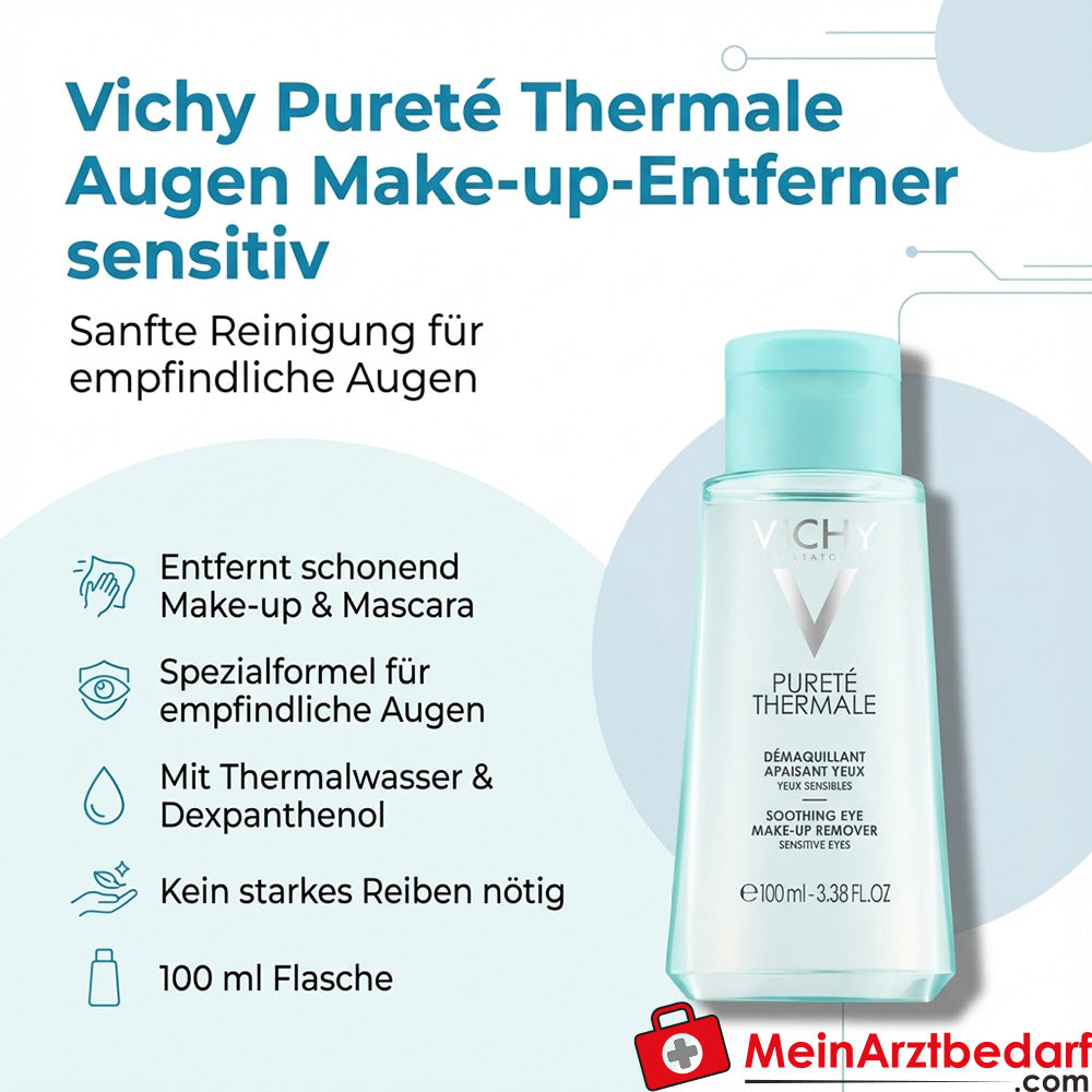 Vichy Pureté Thermale démaquillant pour les yeux sensitif 100 ml