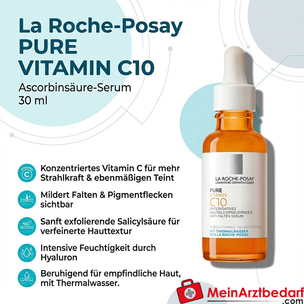 La Roche Roche PURE VITAMIN C10 Serum z kwasem askorbinowym 30 ml
