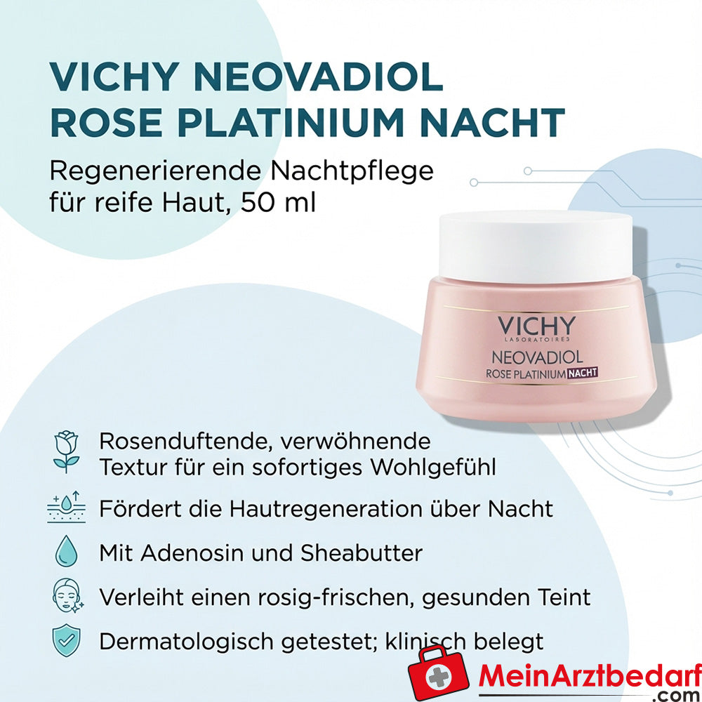 Vichy Neovadiol Rose Platinium Nachtcreme Adenosin 50 ml