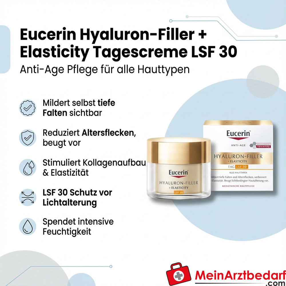 Eucerin Hyaluron-Filler Elasticity Tagescreme LSF 30 50 ml
