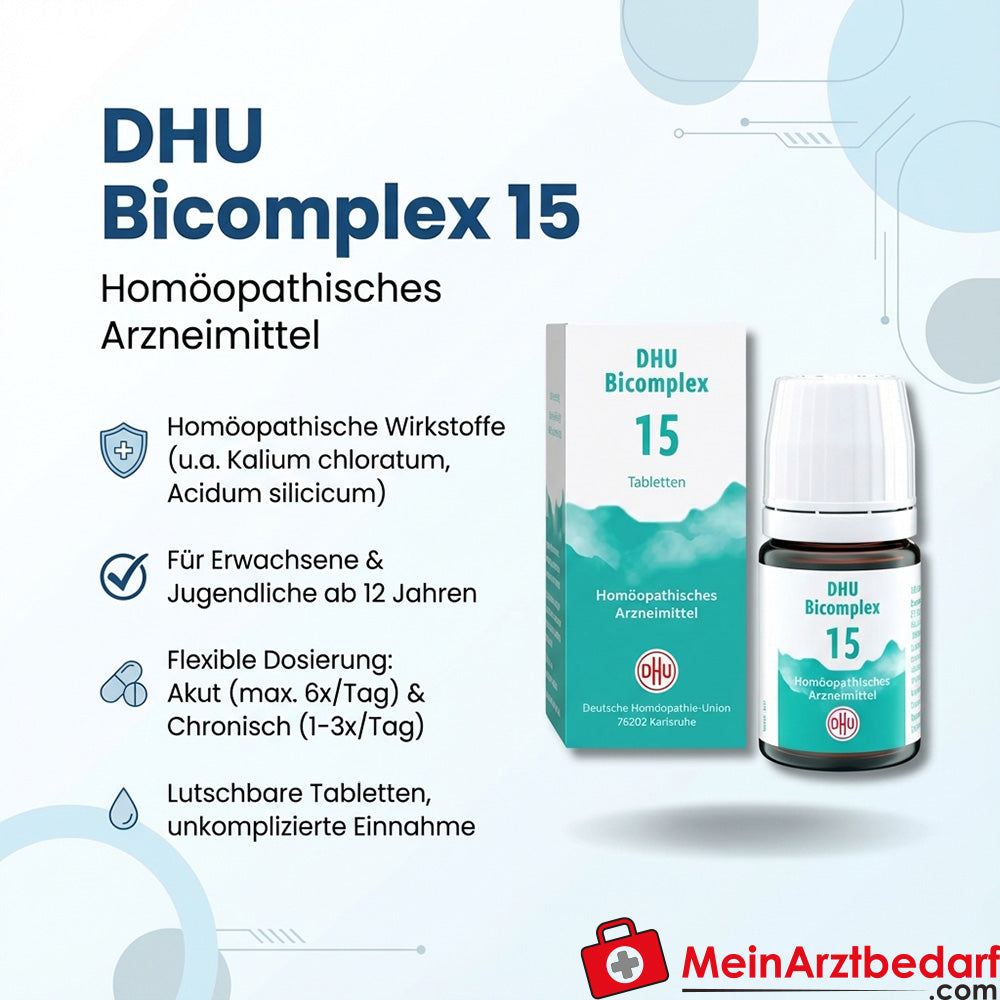 DHU Bicomplex 15 homeopathisch geneesmiddel tabletten 150 stuks