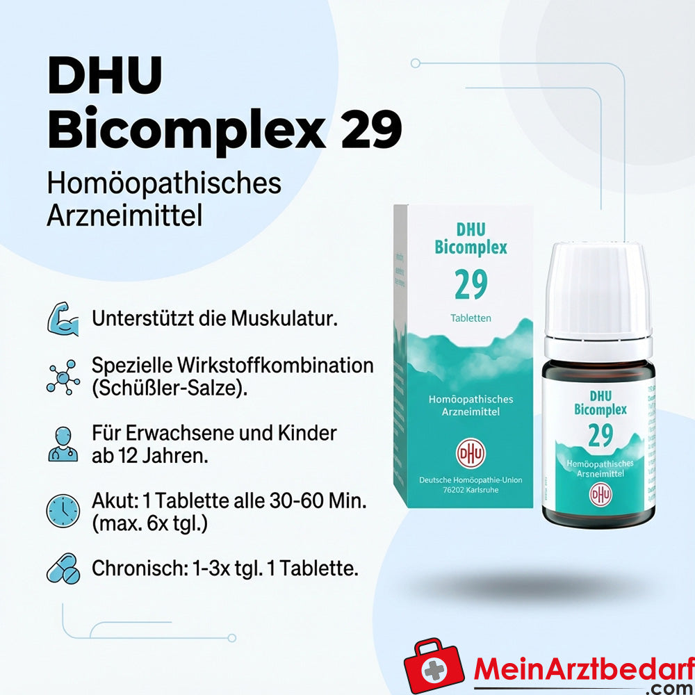 DHU Bicomplex 29 tabletek Calcium fluoratum D12 50 sztuk