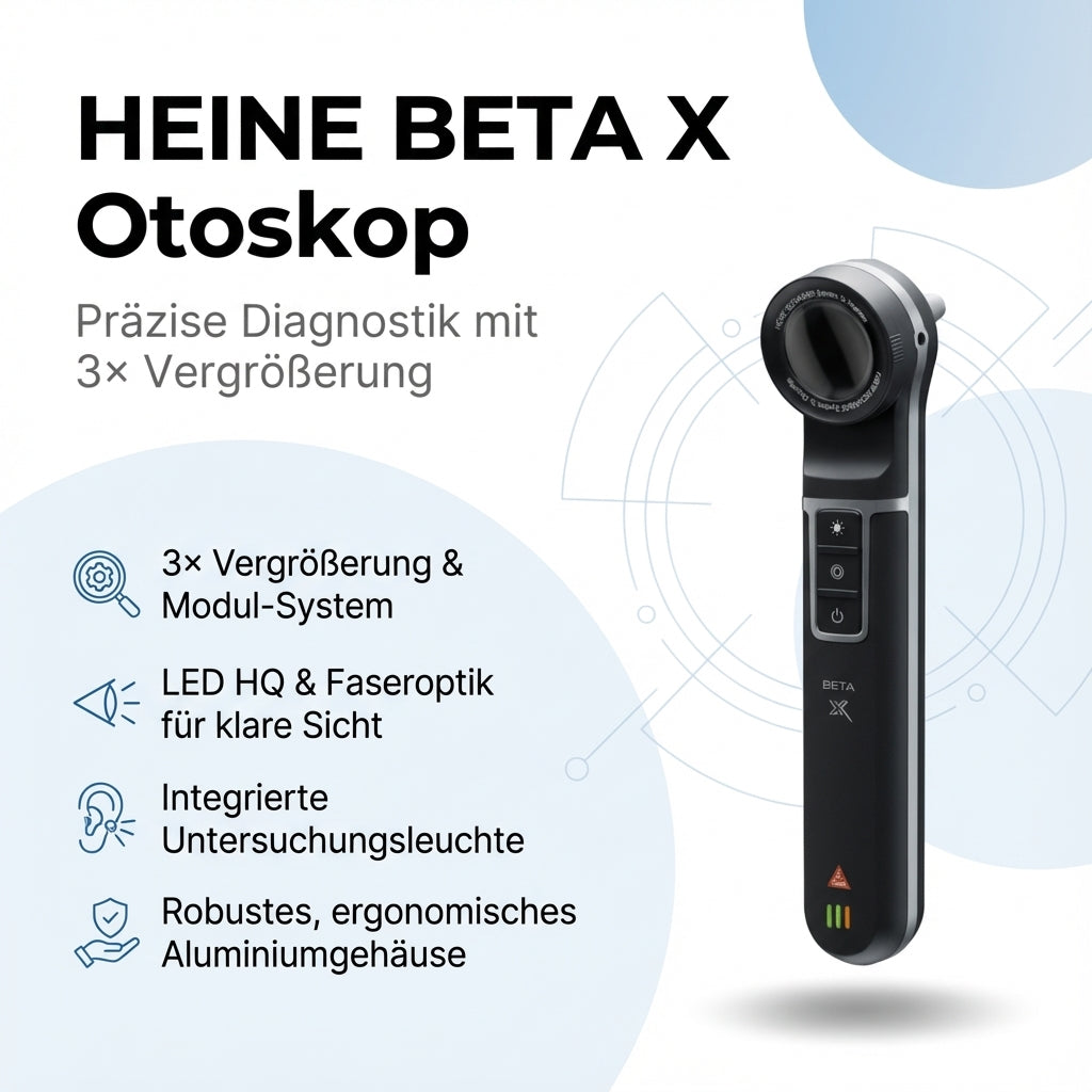 HEINE BETA X Otoskop 3-fache-Vergrößerung