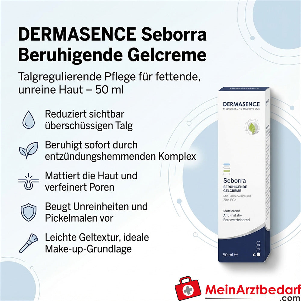 DERMASENCE Seborra Gel Crema Calmante Niacinamida 50 ml