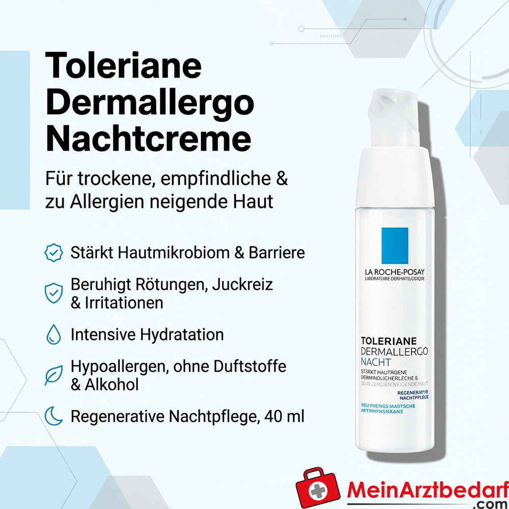 La Roche-Posay Toleriane Dermallergo Crème de nuit Niacinamide 40 ml