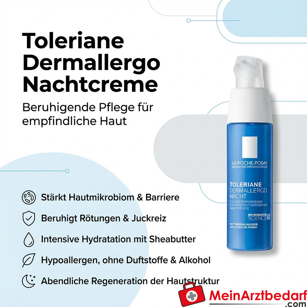 La Roche-Posay Toleriane Dermallergo Crème de nuit Niacinamide 40 ml