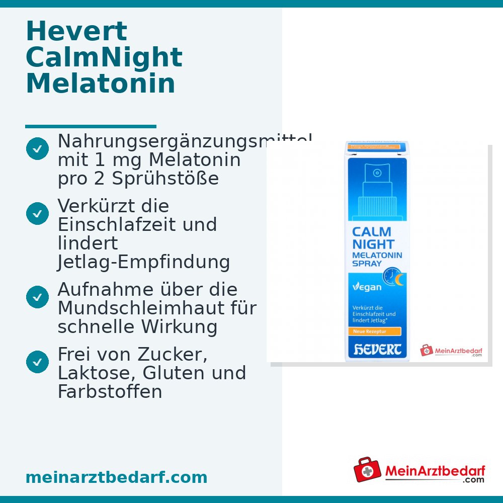 Hevert CalmNight Melatonina Spray, 30 ml