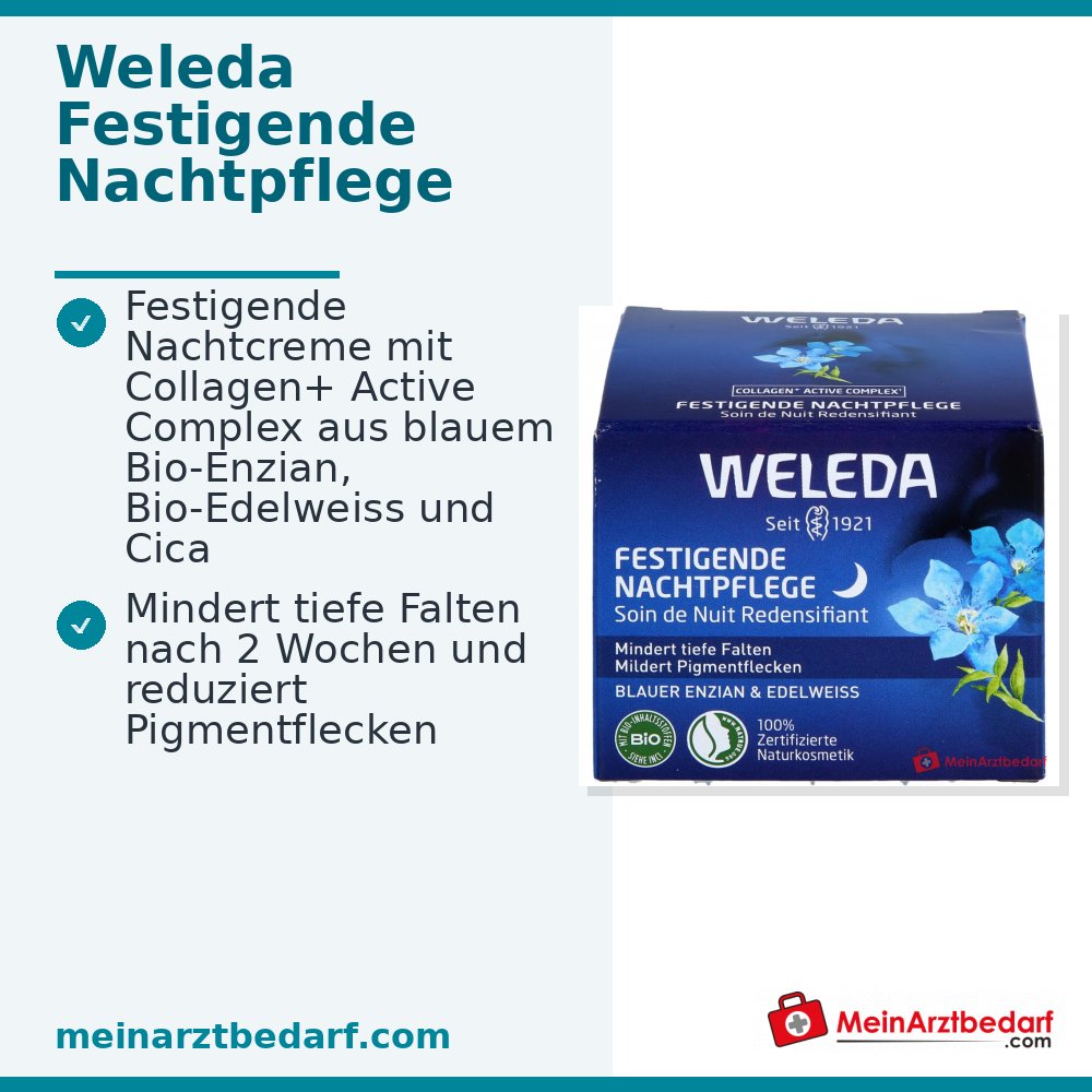 Weleda Cuidado de Noche Reafirmante Crema Azul, 40 ml