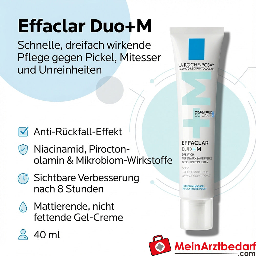 La Roche-Posay Effaclar Duo+M Niacinamide Piroctonolamine Gel-Crème 40 ml