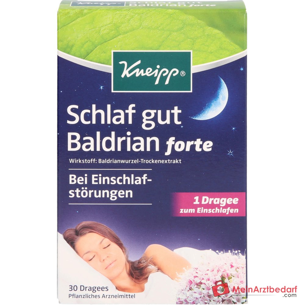 Kneipp Sleep Well Valeriaan forte 450 mg valeriaanwortel droog extract omhulde tabletten