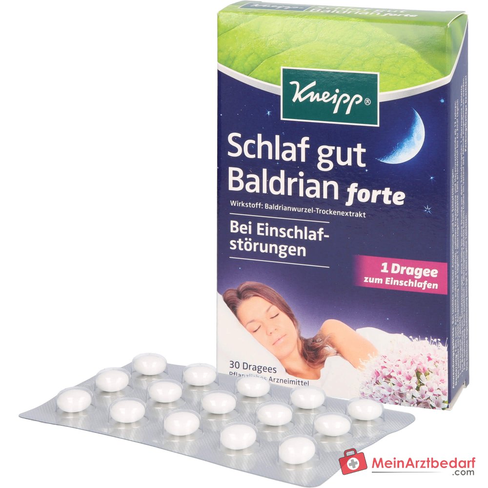 Kneipp Sleep Well Valeriaan forte 450 mg valeriaanwortel droog extract omhulde tabletten