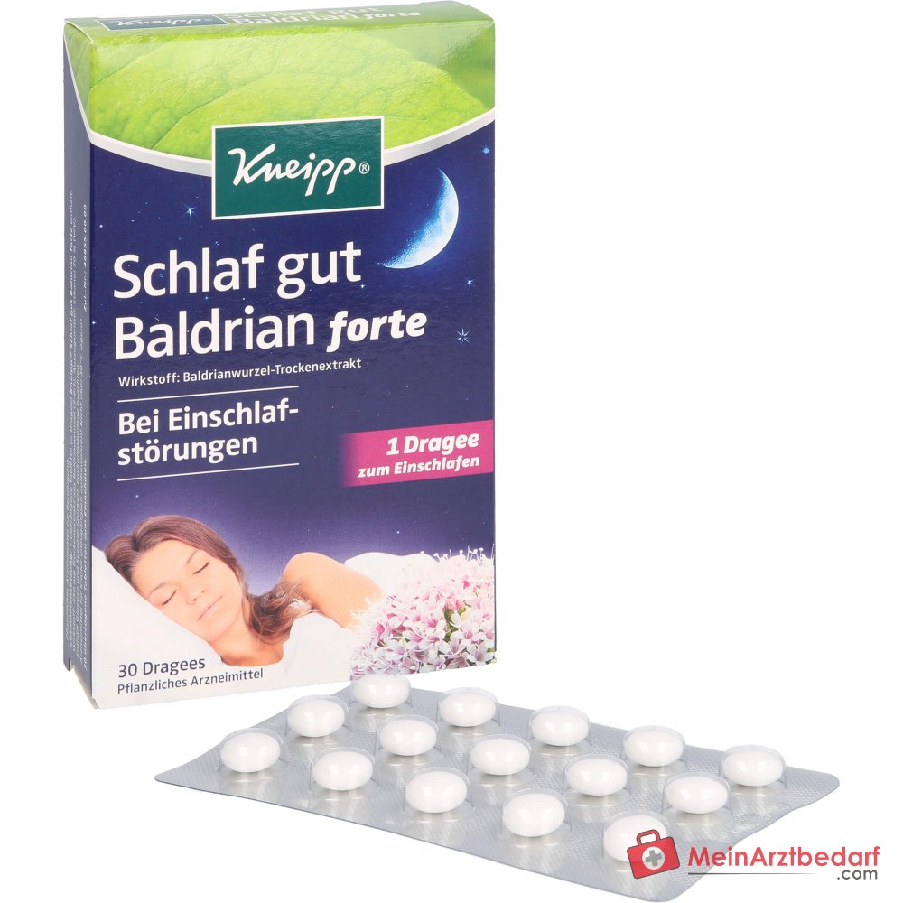 Kneipp Sleep Well Valeriaan forte 450 mg valeriaanwortel droog extract omhulde tabletten