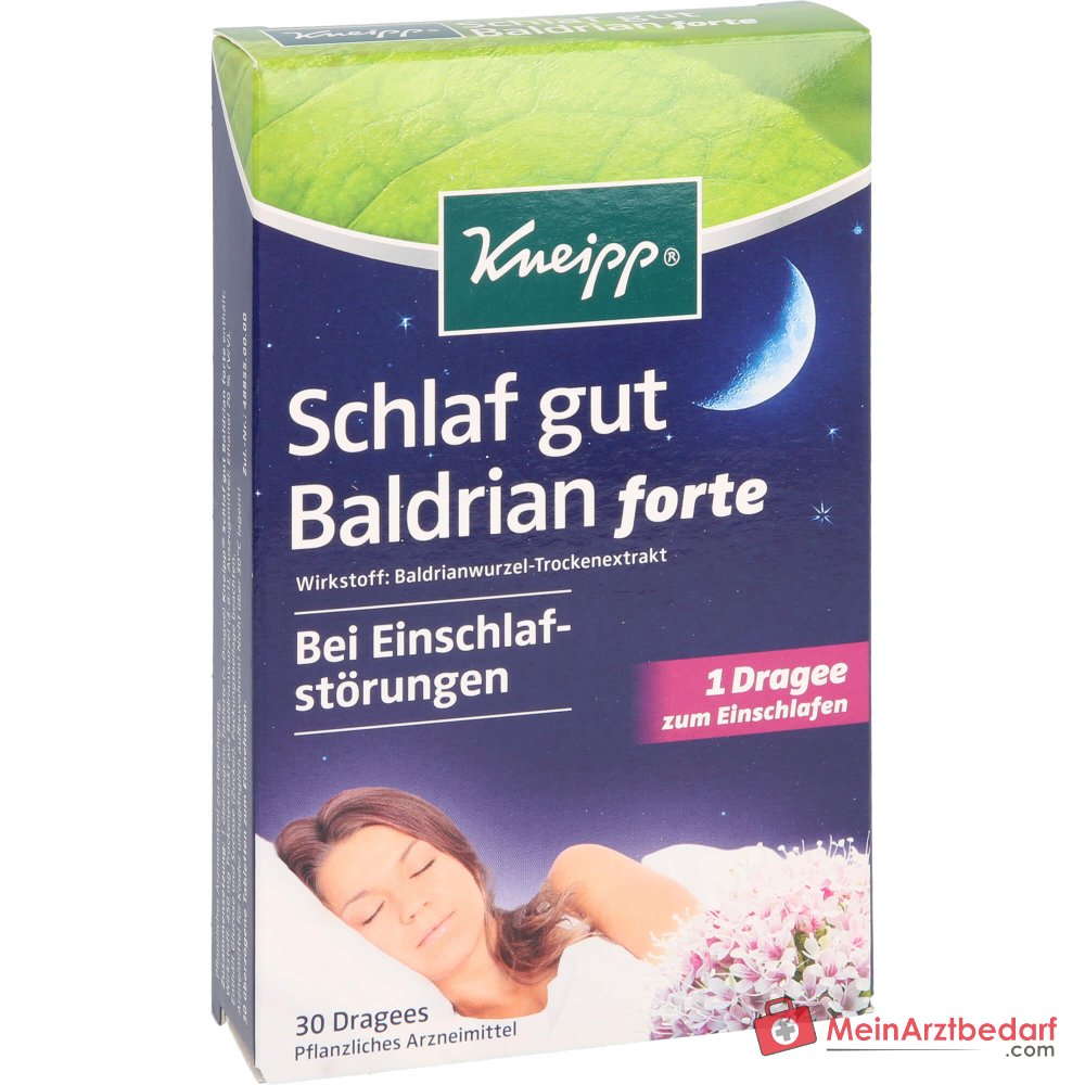 Kneipp Sleep Well Valeriaan forte 450 mg valeriaanwortel droog extract omhulde tabletten