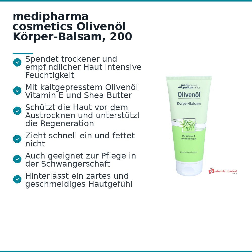 medipharma cosmetics Olivenöl Körper-Balsam, 200 ml