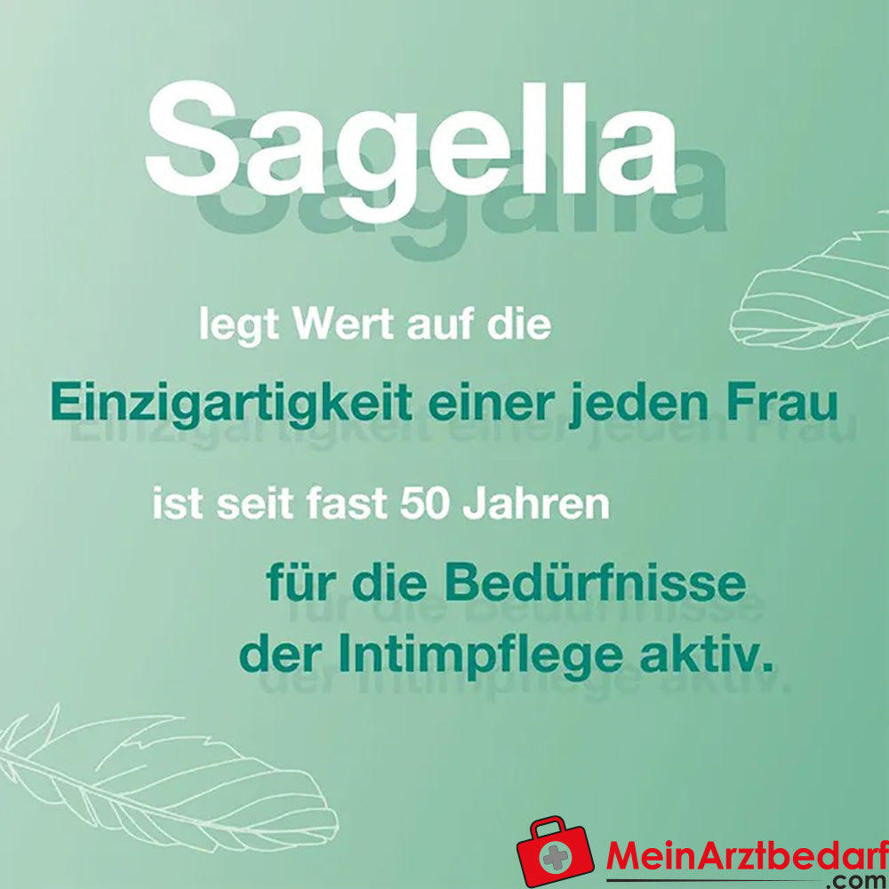 SAGELLA hydramed: Antibakterielle Waschlotion für den Intimbereich, 100ml.