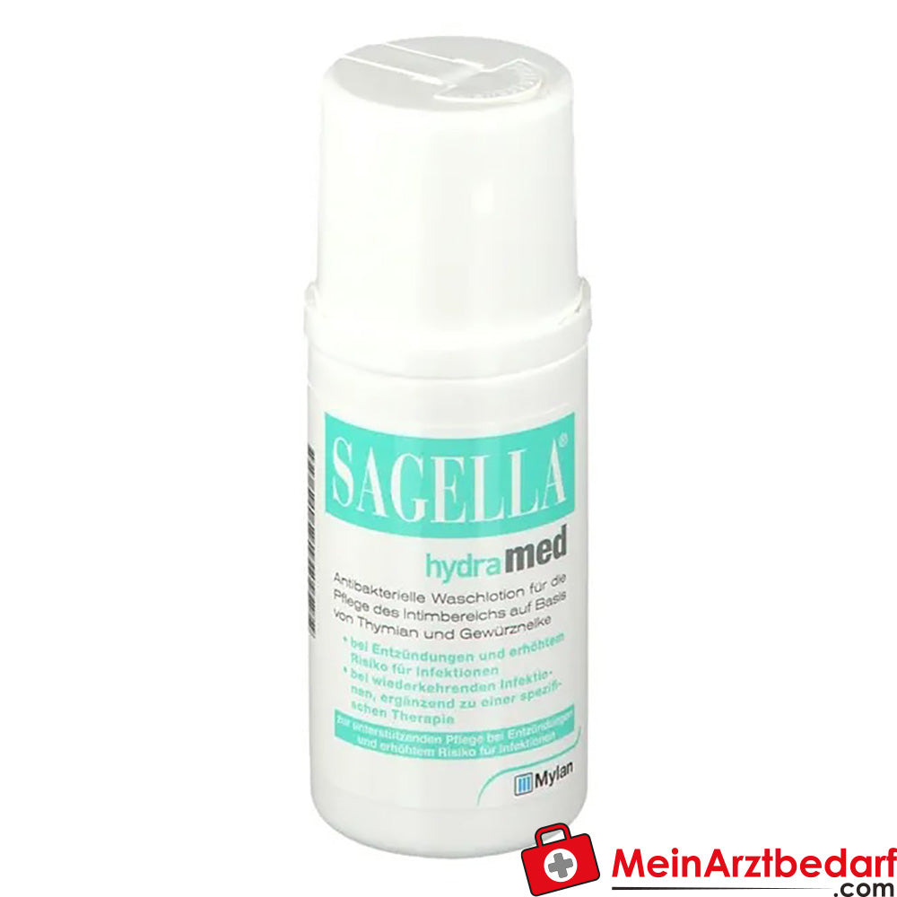 SAGELLA hydramed: Antibakterielle Waschlotion für den Intimbereich, 100ml.