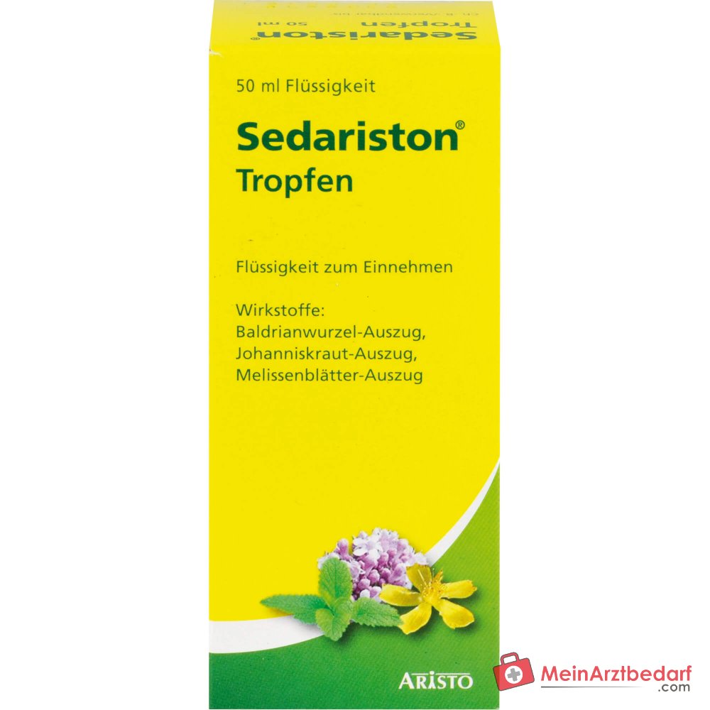 Sedariston gotas valeriana hipérico bálsamo de limón extracto 20 ml