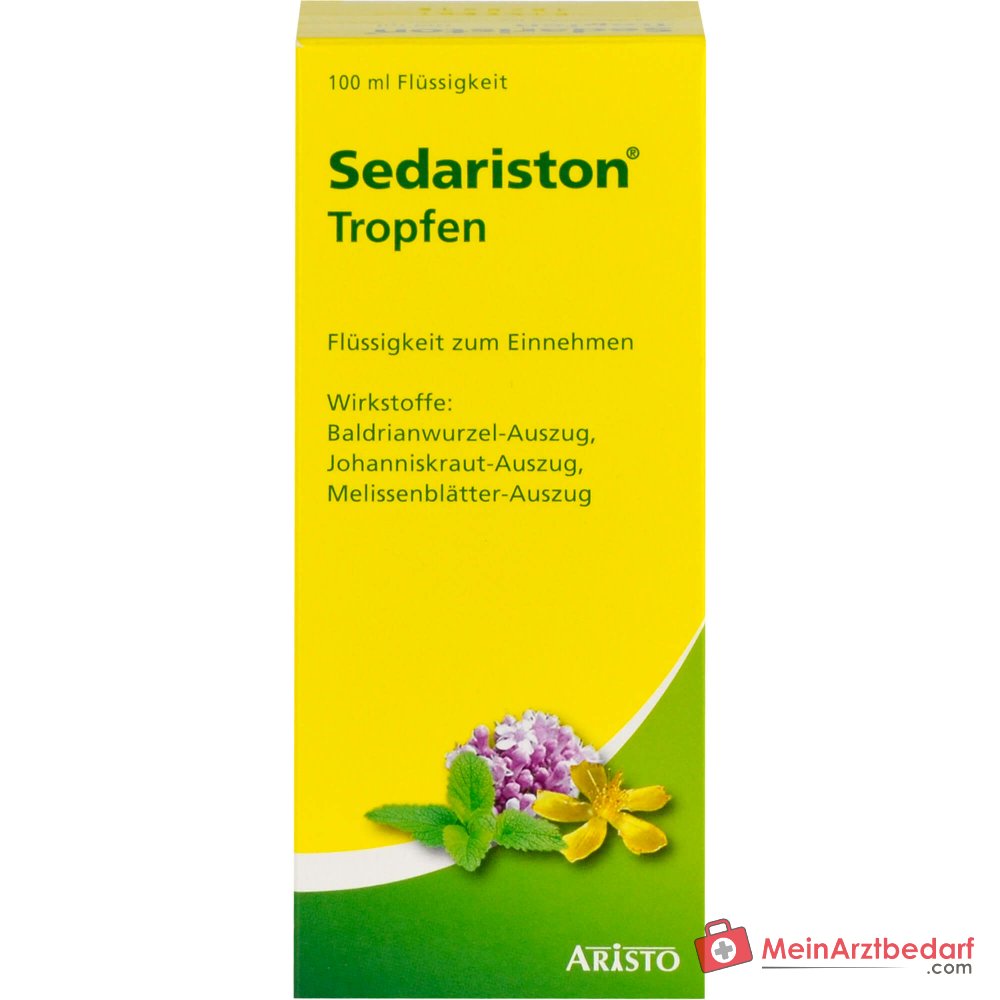 Sedariston gotas extractos de valeriana, hipérico y melisa