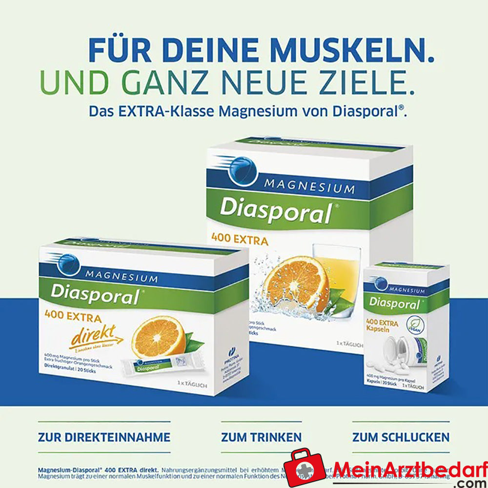 Magnesium-Diasporal® 400 EXTRA Kapseln, 100 St..