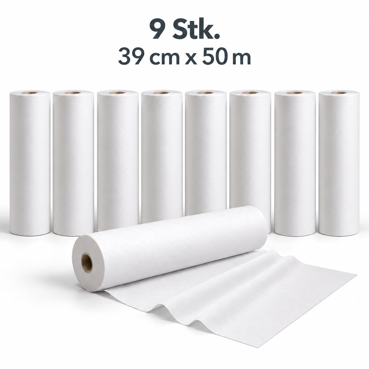Fripa Liegenabdeckung duo-line+ 2-lagig, 9 Rollen, 50 m.