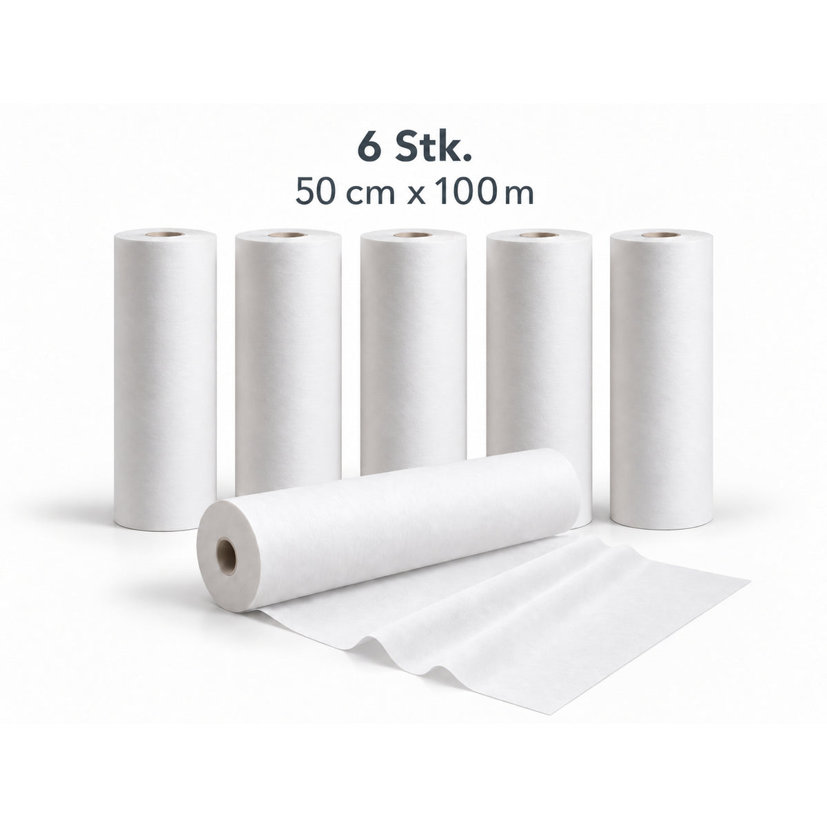 Fripa Liegenabdeckung duo-line+ 2-lagig, 6 Rollen, 100 m