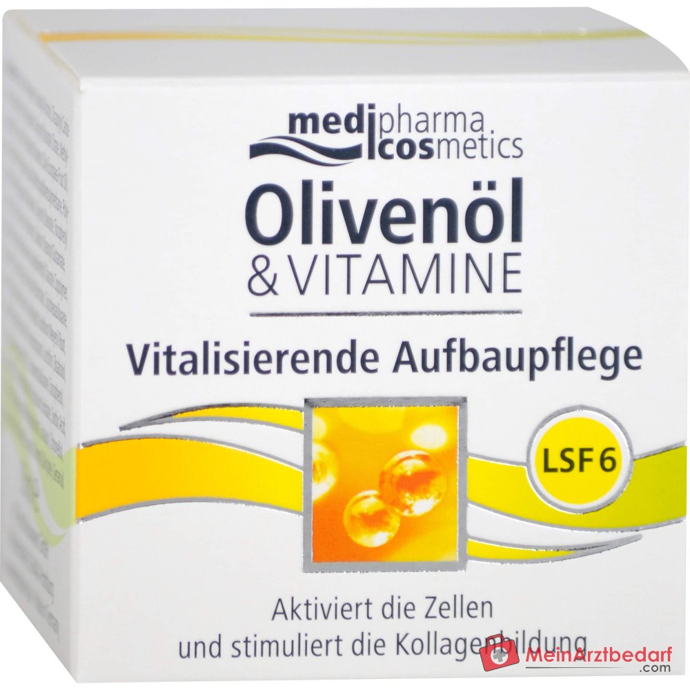 medipharma cosmetics Oliwa z oliwek i witaminy Energizująca pielęgnacja odbudowująca SPF 6, 50 ml