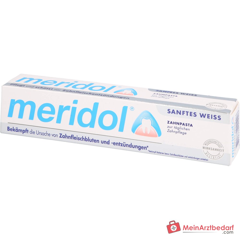 meridol Zahnfleischschutz Sanftes Weiß Zahnpasta, 75 ml