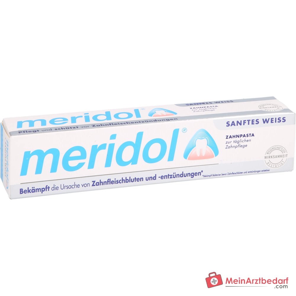 meridol Soin des gencives Blanc Doux Dentifrice, 75 ml