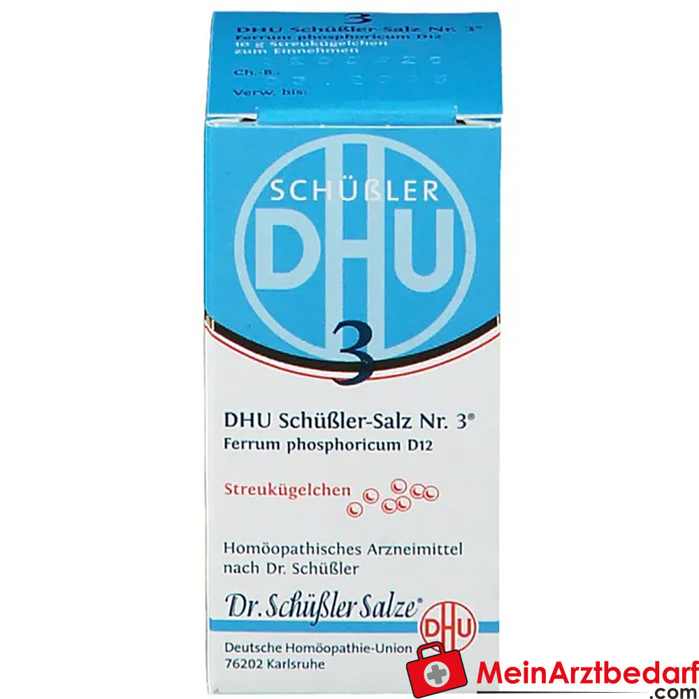 DHU Schüßler Nr. 3 Ferrum phosphoricum D12.