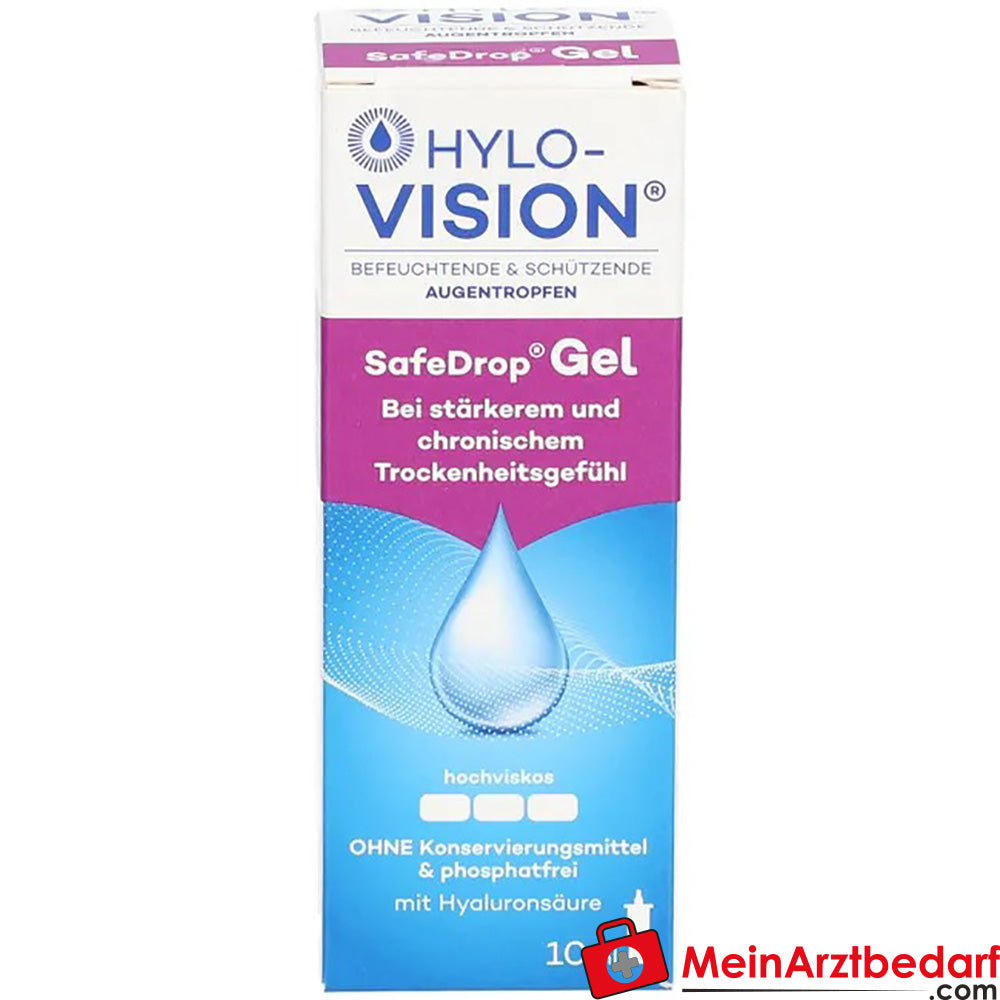 Hylo-Vision® SafeDrop® Gel, 10ml.