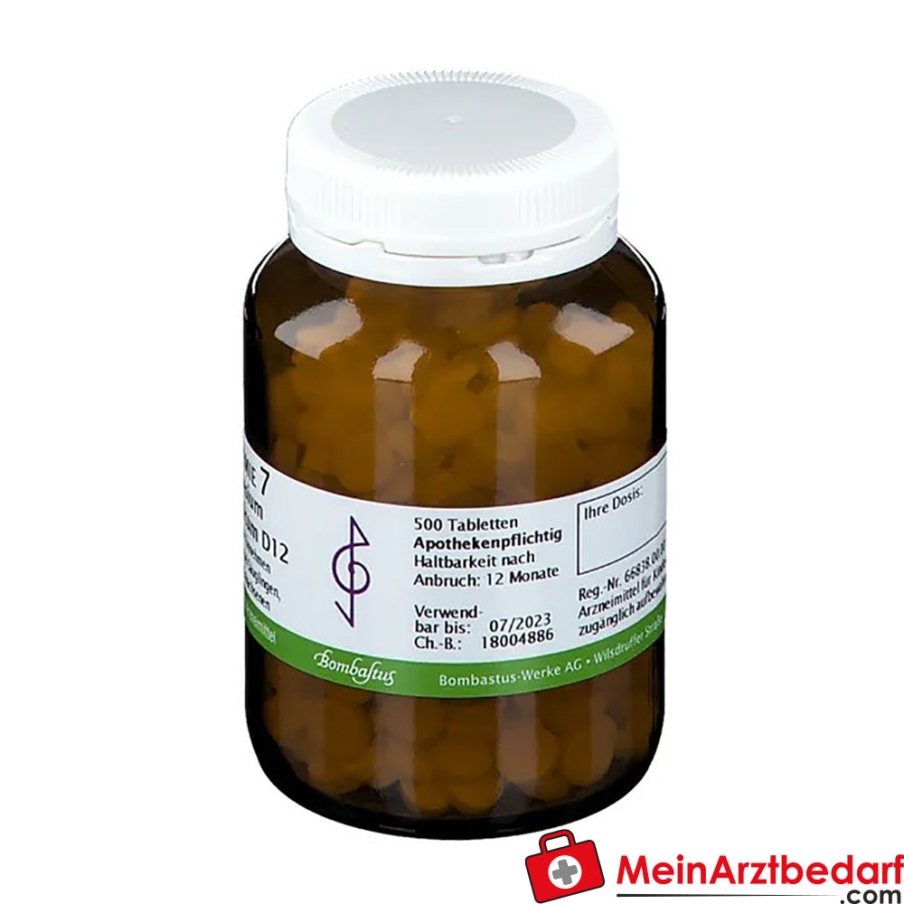 Bombastus Biochemie 7 Magnesium phosphoricum D12 Tabletten.