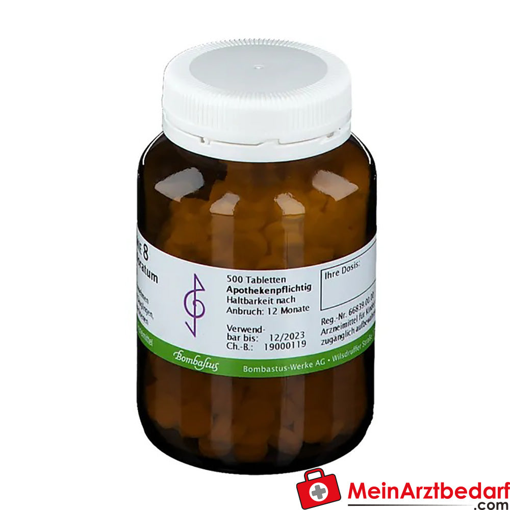 Bombastus Biochemie 8 Natrium chloratum D 6 Tabletten.