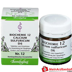 Bombastus Biochemie 12 Calcium sulfuricum D 6 Tabletten.