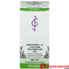 Bombastus Biochemie 12 Calcium sulfuricum D 6 Tabletten.