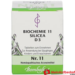 Bombastus Biochemie 11 Silicea D 3 Tabletten.