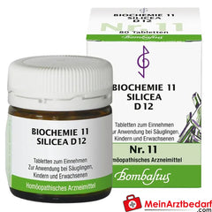 Bombastus Biochemie 11 Silicea D 12 Tabletten.