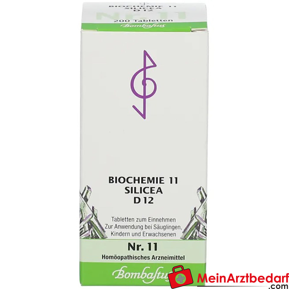 Bombastus Biochemie 11 Silicea D 12 Tabletten.