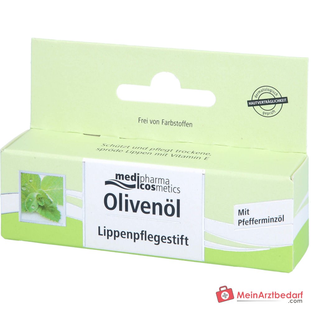 medipharma cosmetics Stick per la cura delle labbra all'olio d'oliva, 4,8 g
