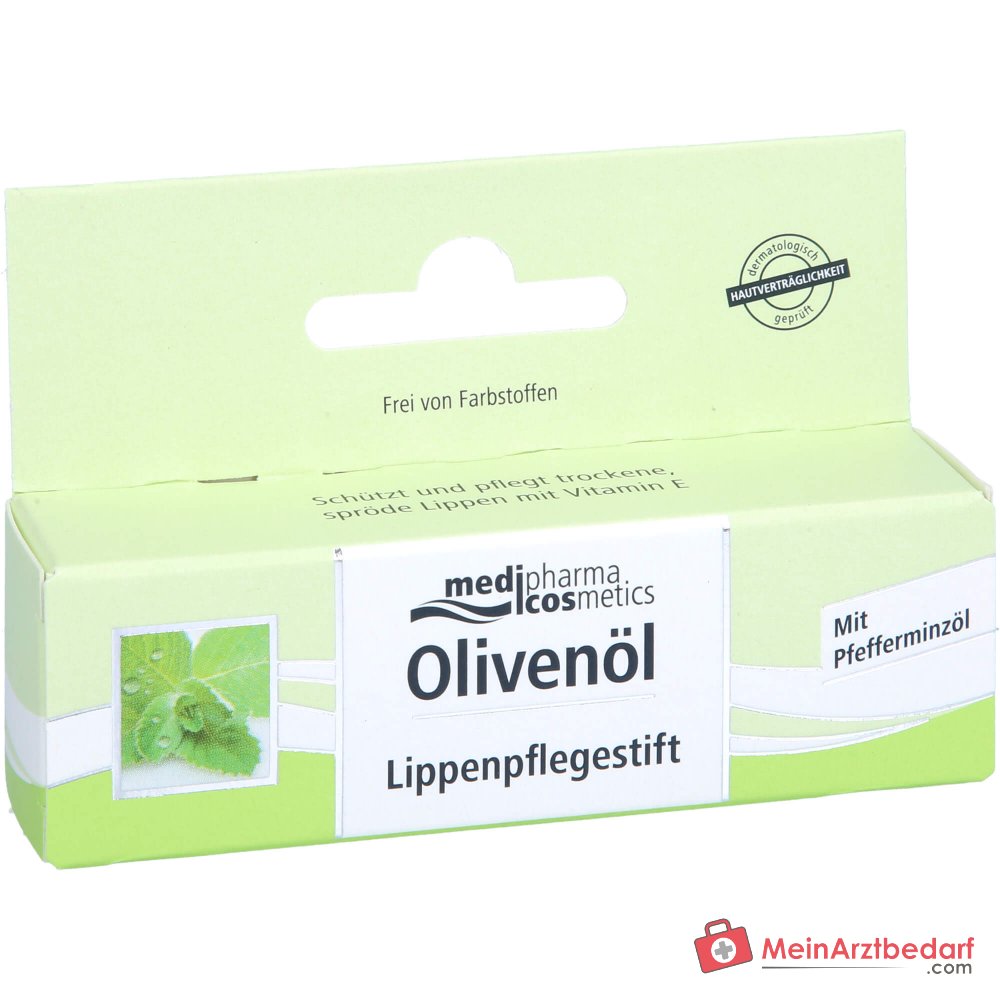 medipharma cosmetics Stick per la cura delle labbra all'olio d'oliva, 4,8 g