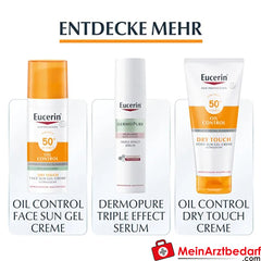 Eucerin® Oil Control Face Sun Gel-Creme LSF 30 – hoher Sonnenschutz, auch für zu Akne neigende Haut, 50ml.
