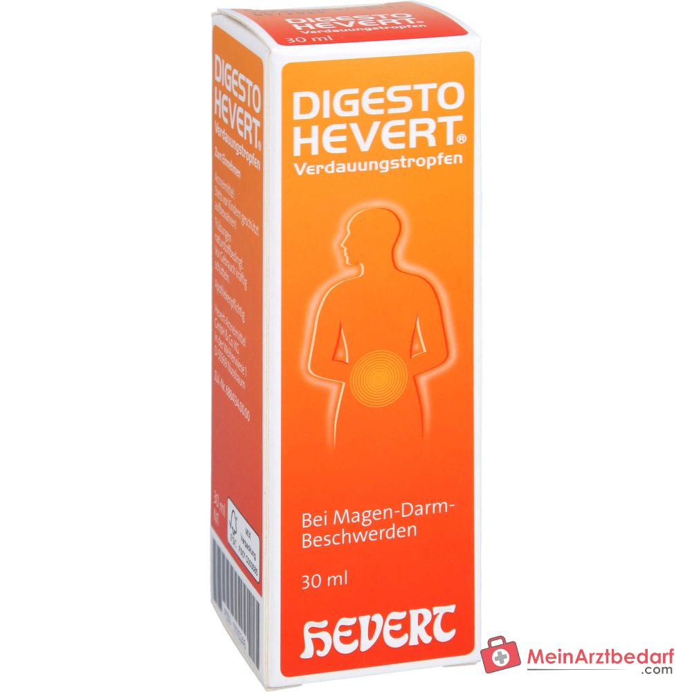 Hevert Digesto verteringsdruppels, 30 ml