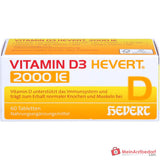 Hevert Vitamine D3 Cholécalciférol Comprimés, 60 pcs.