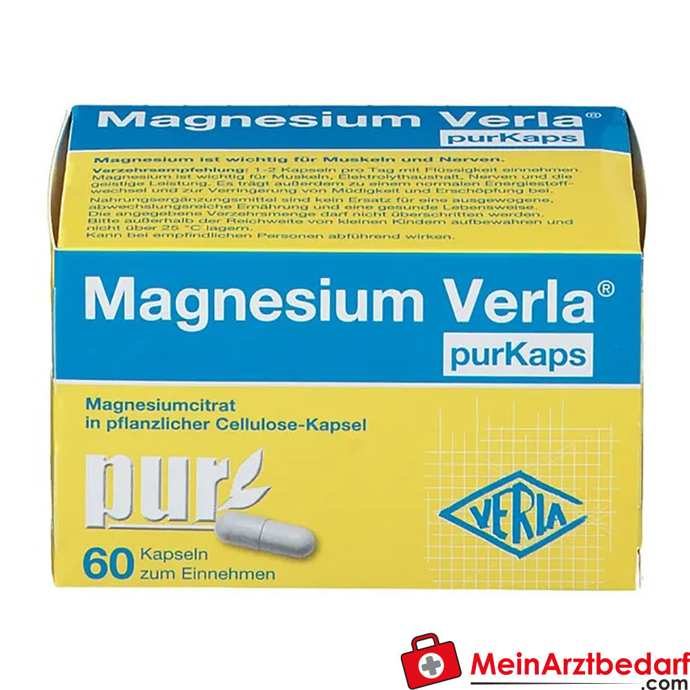 Magnesium Verla® purKaps Kapseln, 60 St..