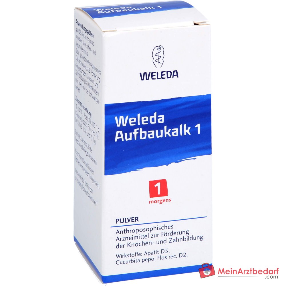 Weleda Calcáreo 1 en polvo por la mañana, 45 g