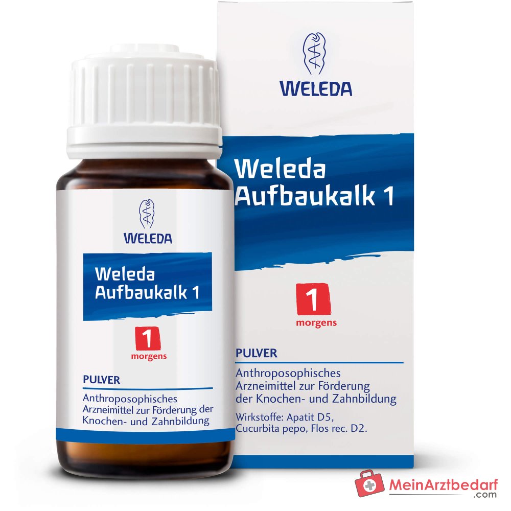 Weleda Calcáreo 1 en polvo por la mañana, 45 g