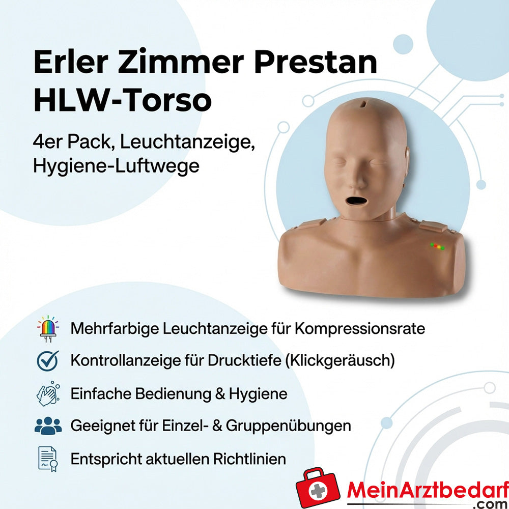 Torse HLW Prestan avec affichage lumineux, pack de 4