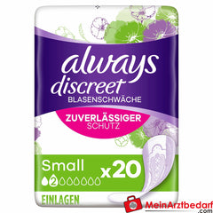 always discreet Inkontinenz Einlagen Small.