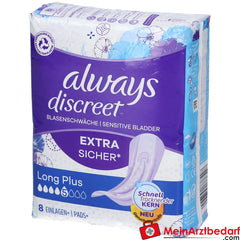 always discreet Inkontinenz Einlagen+ long plus, 8 St..